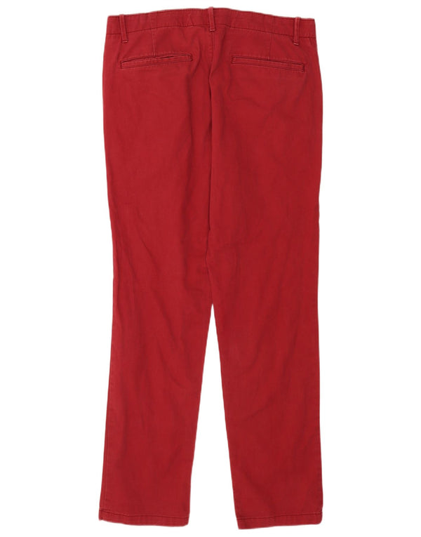 Pantaloni chino drepti pentru bărbați Gap L34 L32 bumbac roșu