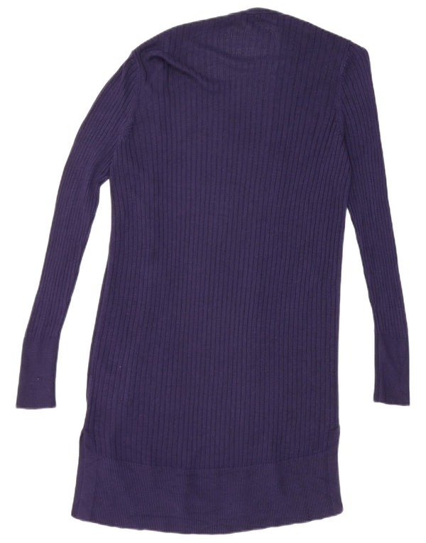 Pulover cardigan deschis supradimensionat pentru femei Oasis UK 6 XS bleumarin
