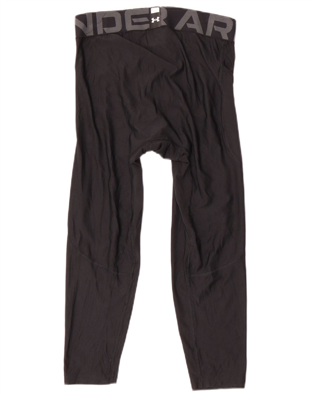 Leggings Capri Under Armour pentru bărbați Heat Gear Graphic, negru mediu
