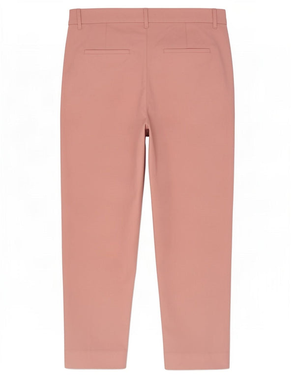 Pantaloni chino conici pentru femei Marks & Spencer UK 18 XL W38 L27 bumbac roz