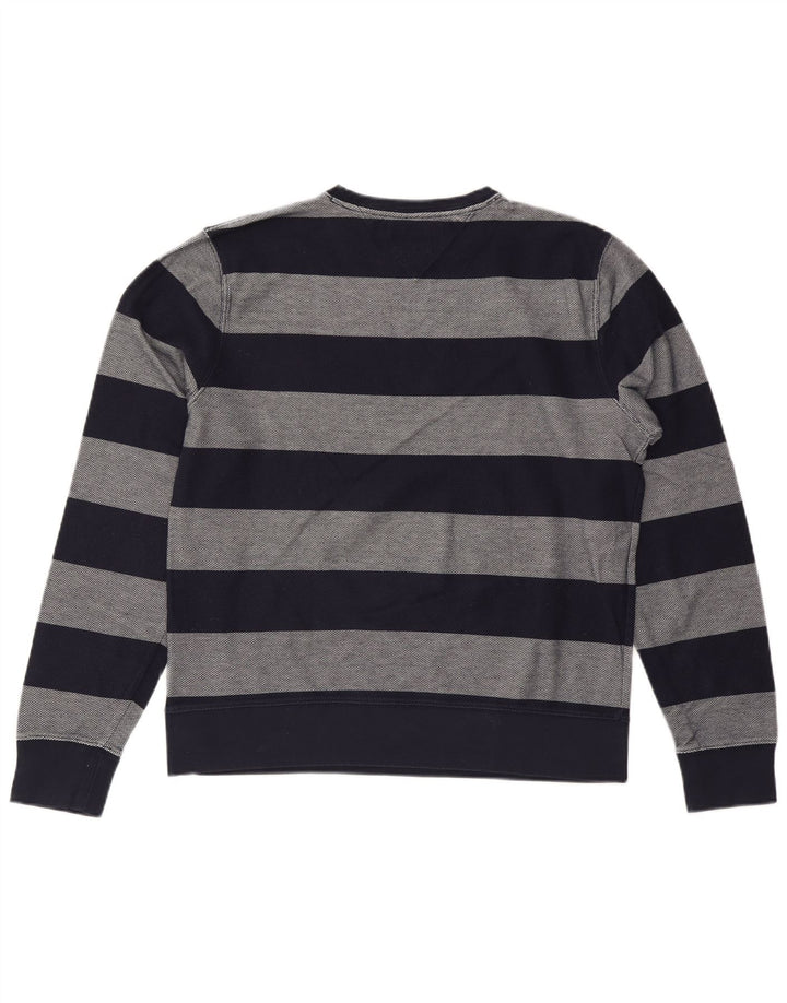 Pulover pentru femei TOMMY HILFIGER Pulover cu decolteu triplu UK 18 XL Bleumarin