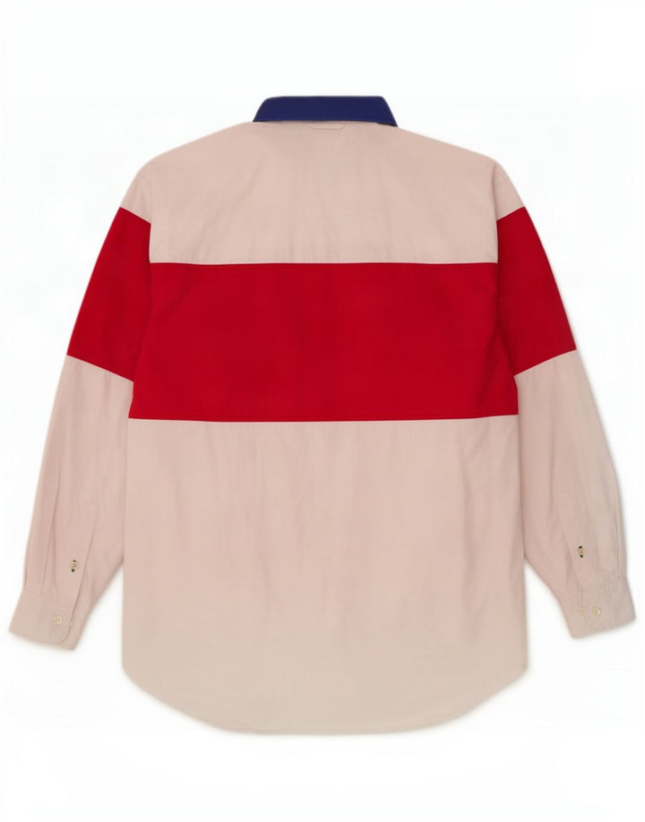 Cămașă pentru bărbați Tommy Hilfiger, mare, alb, color block din bumbac