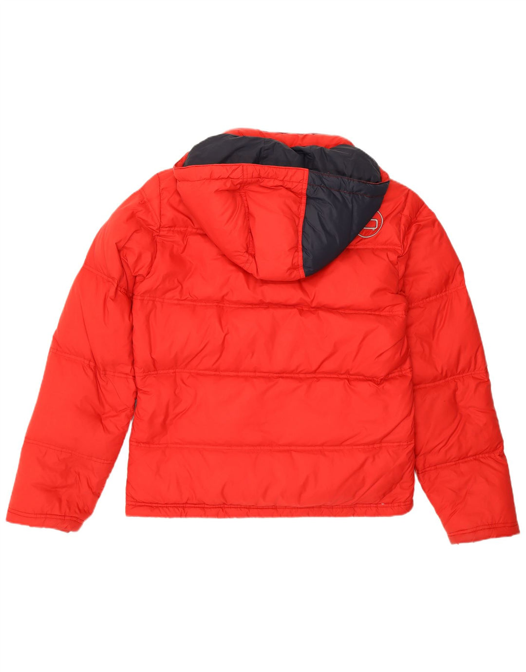Jachetă căptușită cu glugă pentru bărbați Woolrich Penn-Rich UK 38, nailon roșu mediu