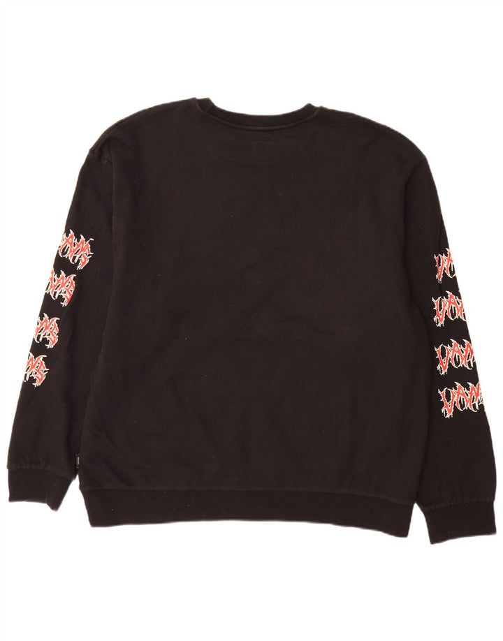 Hanorac relaxat pentru bărbați Vans Jumper XL bumbac negru