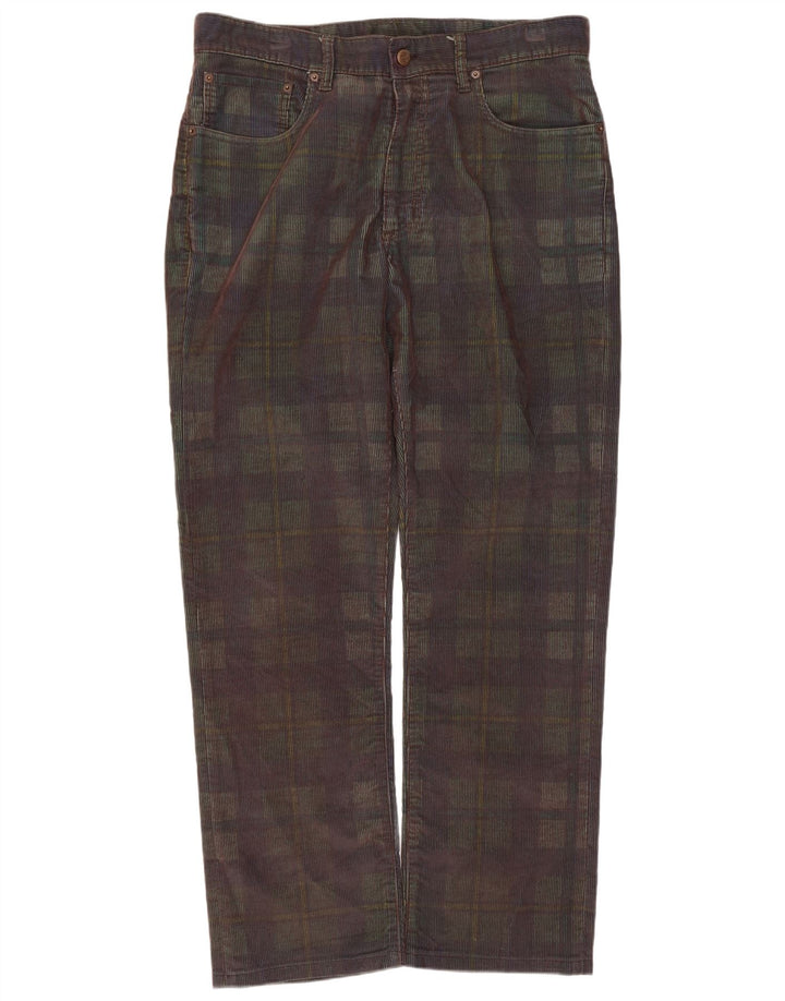 Pantaloni Marlboro Classics pentru bărbați din velur, W34 L29, multicolori