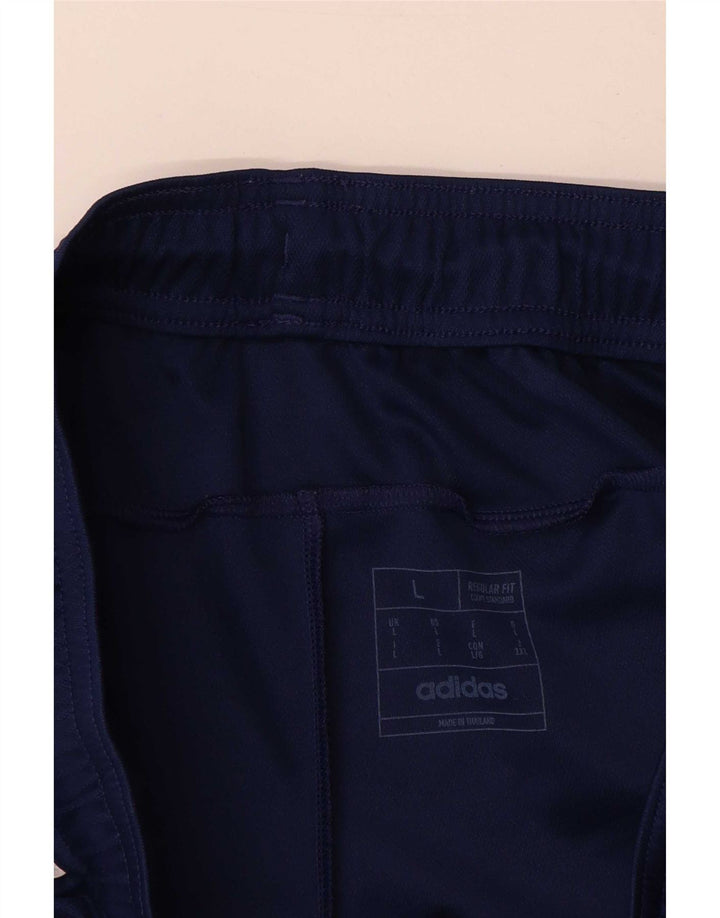 Pantaloni scurți sport pentru bărbați Adidas Aeroready Regular Fit, mari, albastru, poliester