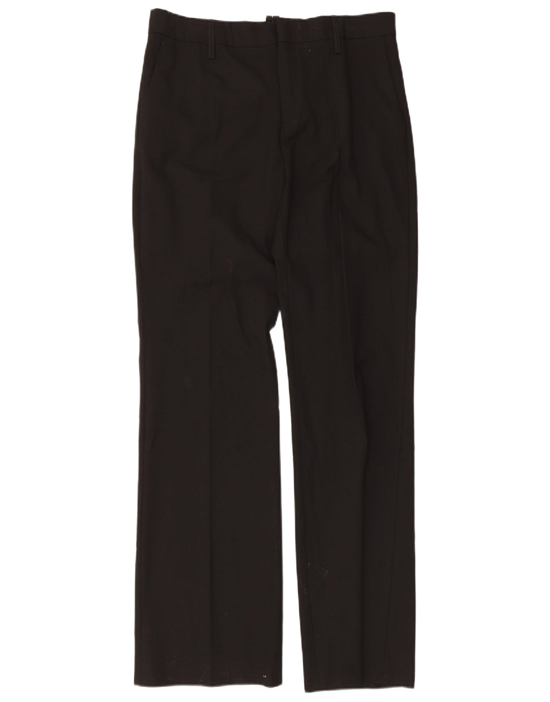 Pantaloni chino drepți pentru femei Zara EU 40 Mediu L30 L34 Poliester negru