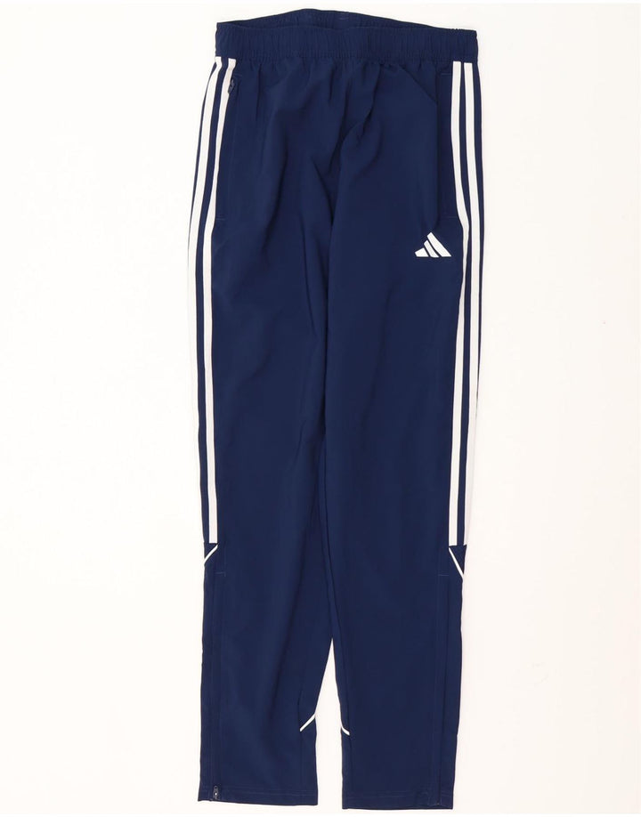 Pantaloni de trening Adidas Aeroready pentru femei UK 10 Small Bleumarin