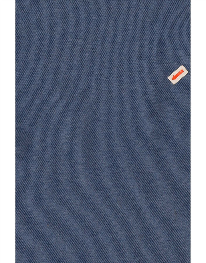 Tricou polo Fila pentru bărbați, bumbac albastru mediu