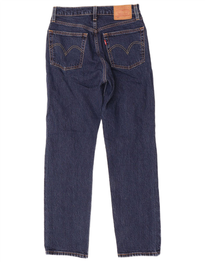 Blugi drepti 501 pentru femei Levi's W25 L28 bumbac bleumarin