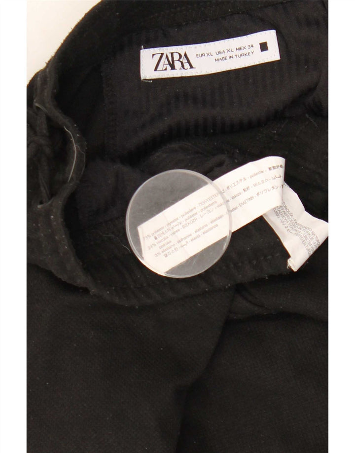 Pantaloni de trening Zara Barbati XL Poliester negru