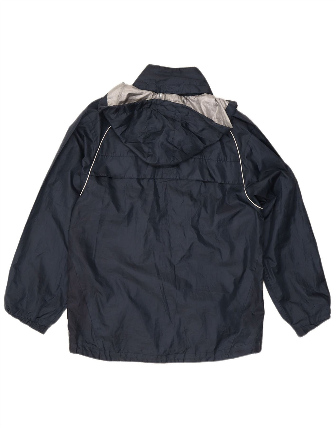 Jachetă de ploaie cu glugă Umbro pentru bărbați UK 36 Poliester bleumarin mic