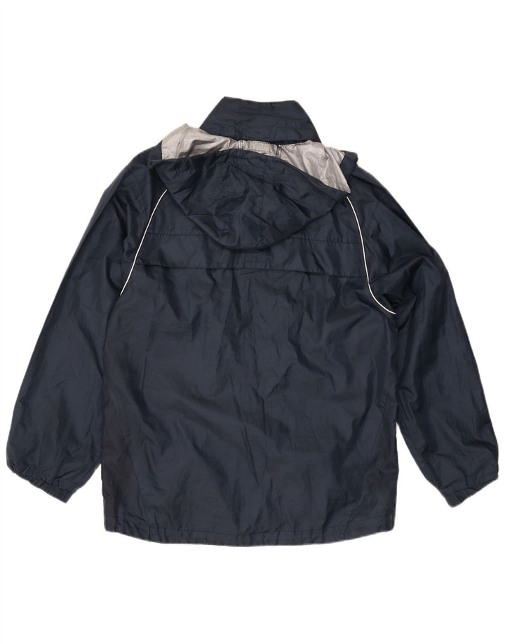 Jachetă de ploaie cu glugă Umbro pentru bărbați UK 36 Poliester bleumarin mic
