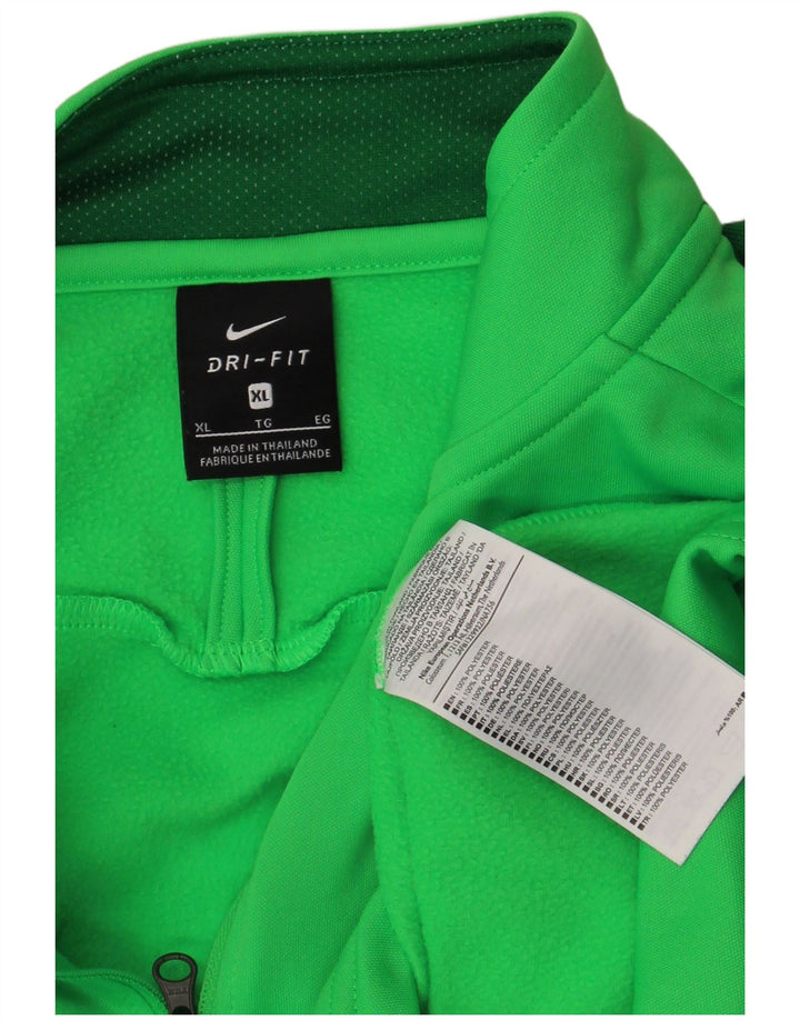 Trening pentru bărbați Cerveteri Graphic Pullover Top XL Verde Colorblock