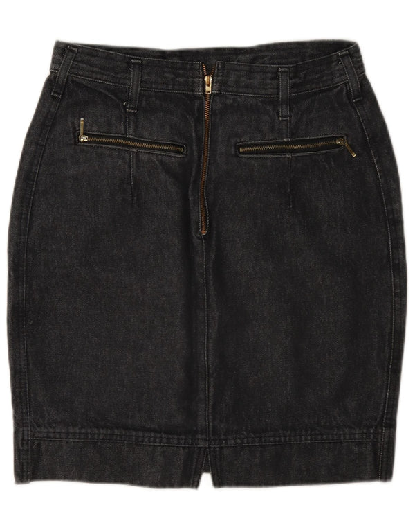 Mini Fusta Denim pentru Femei Wit Boy W28 Gri Mediu