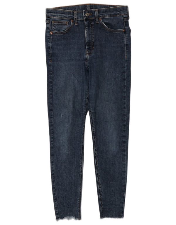 Topshop Blugi Skinny Crop pentru Damă L28 L25 Bumbac Albastru
