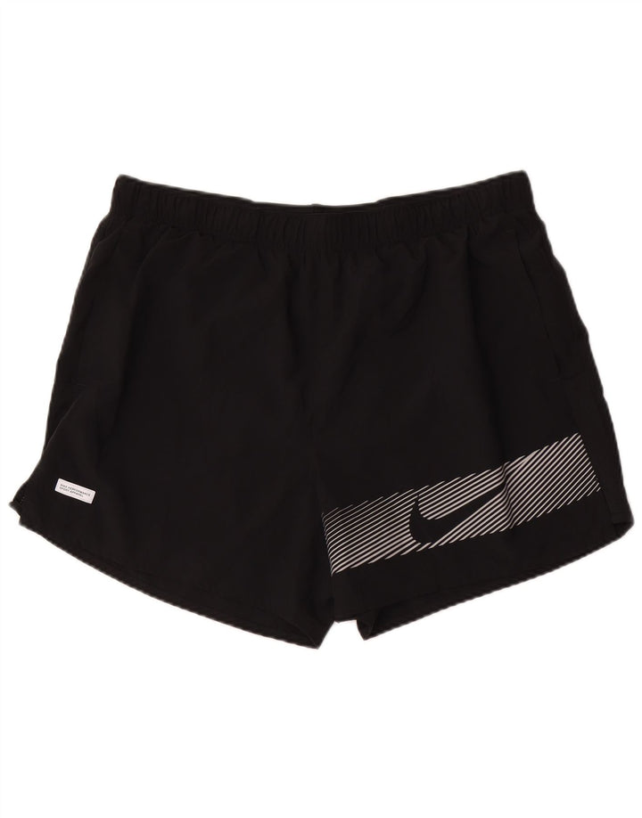 Nike Pantaloni Scurți Sport Bărbați Dri Fit cu Imprimeu XL Negru Poliester
