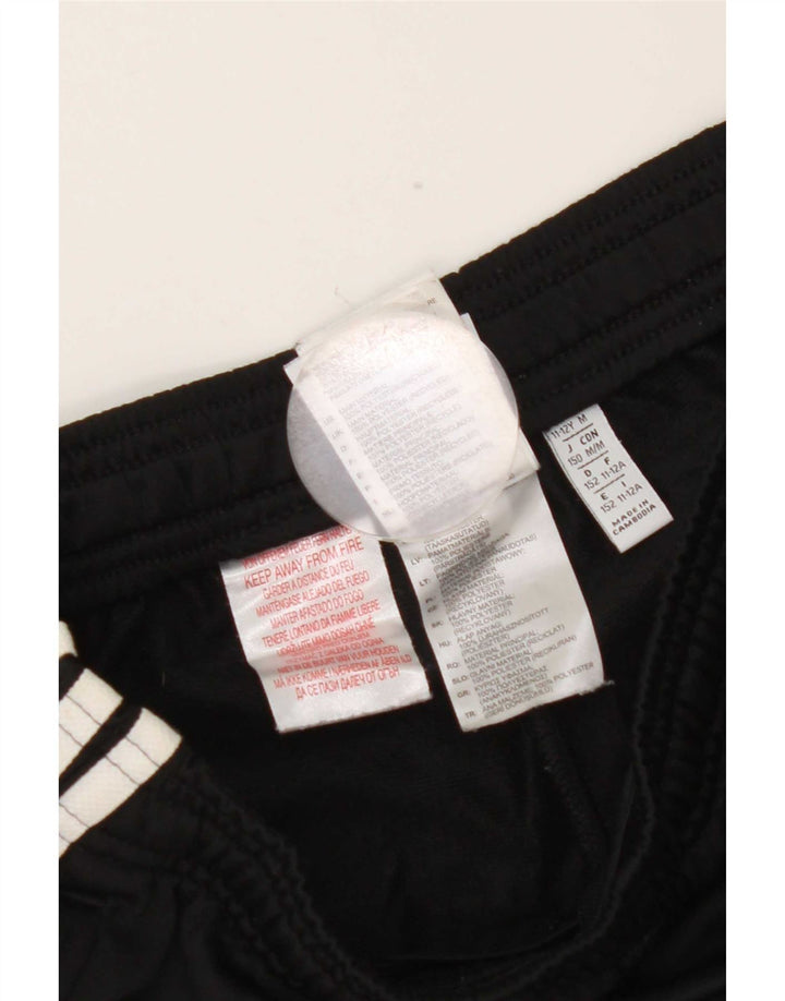 Adidas Băieți Pantaloni Trening Pantaloni Joggeri 11-12 Ani Poliester Negru