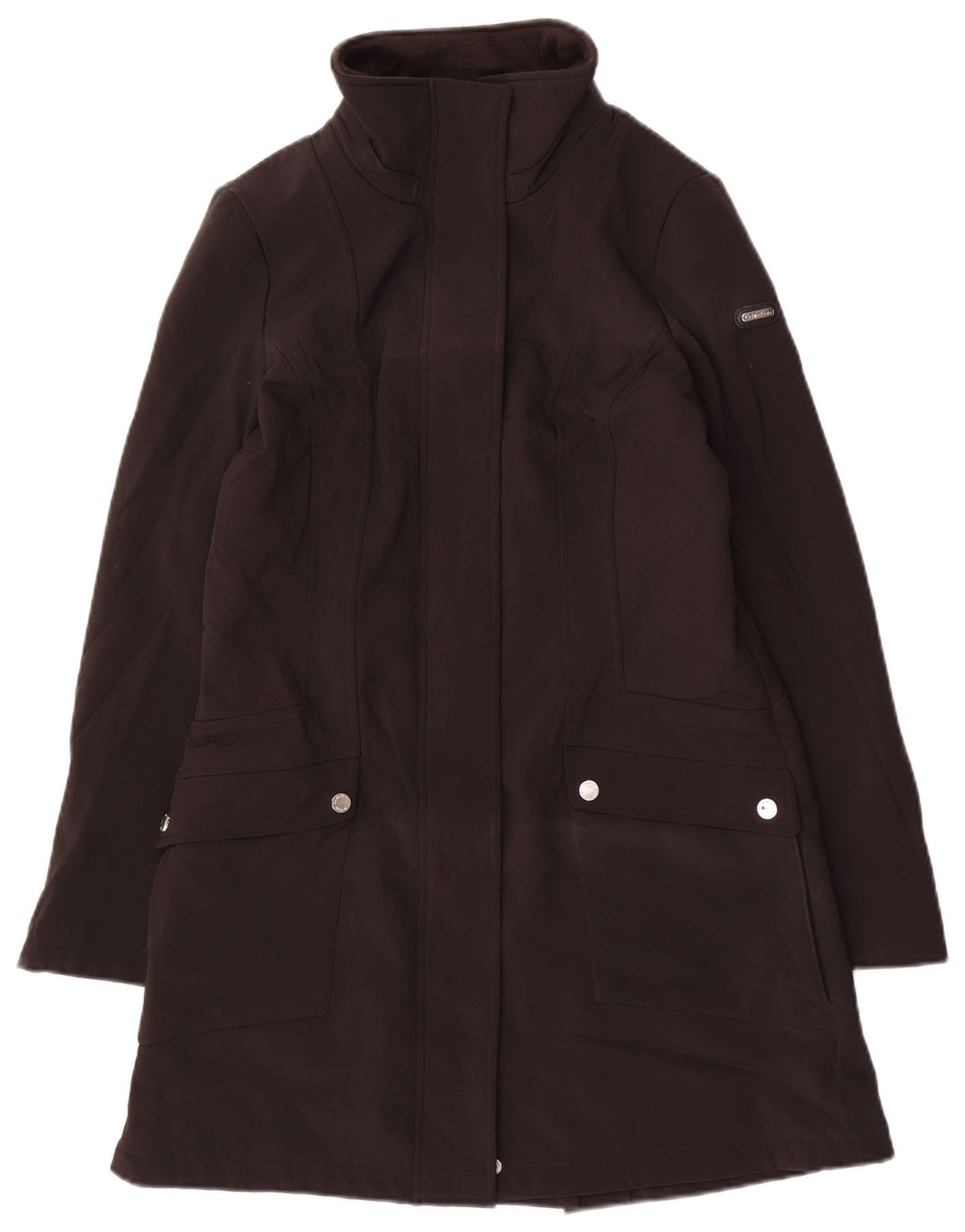 Pelernă de ploaie Calvin Klein pentru femei UK 10 Poliester negru mic