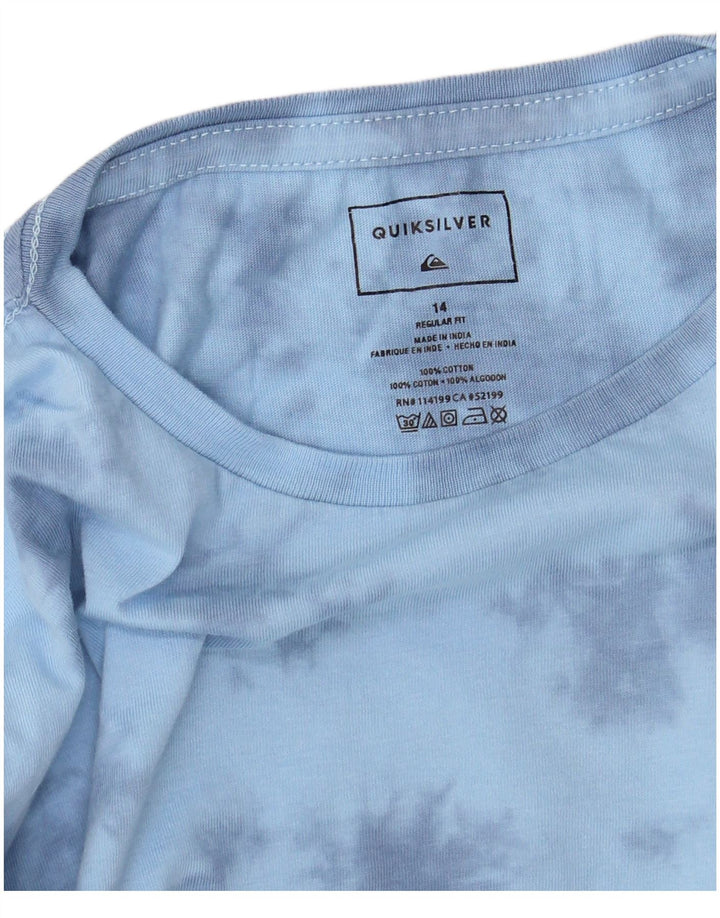 Trening Quiksilver Boys Regular Fit Pulover Top 13-14 ani Blue Tie Dye