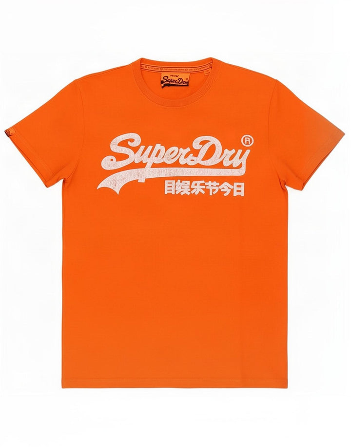 Tricou grafic pentru bărbați Superdry Top portocaliu mediu