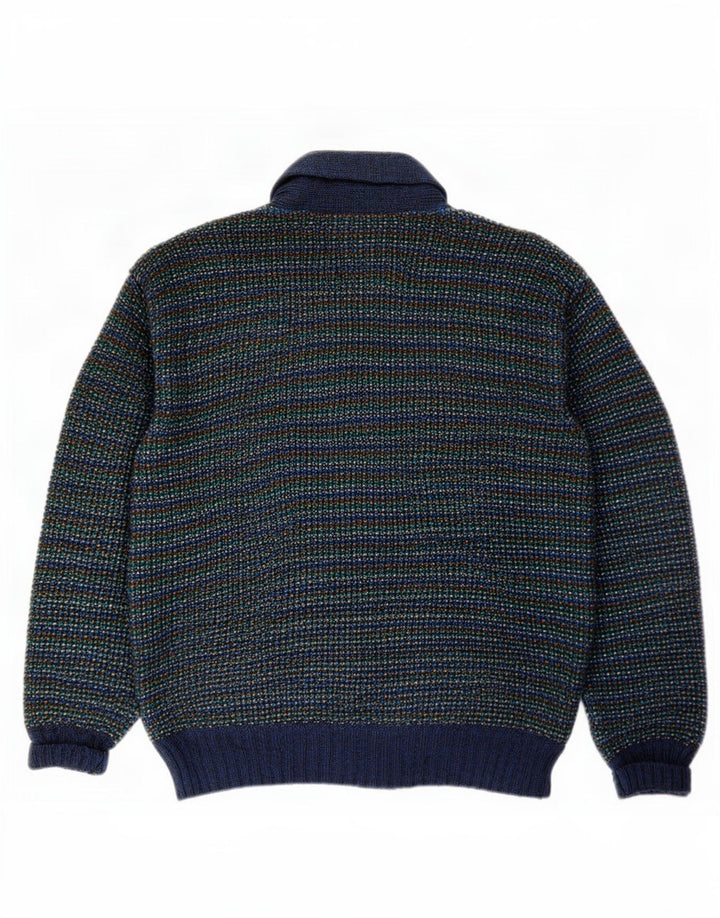 Cardigan pentru bărbați Missoni, lână cu dungi medii, multicolore