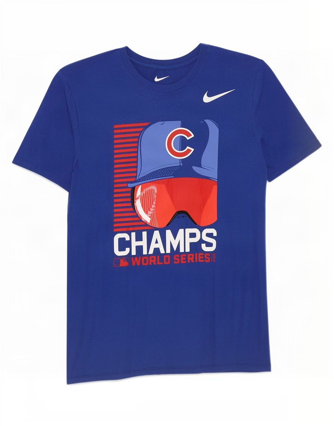Tricou grafic Nike Chicago Cubs pentru bărbați Top din bumbac albastru mediu
