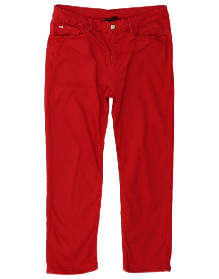 Blugi slim pentru femei Armani W29 L25 Lyocell roșu