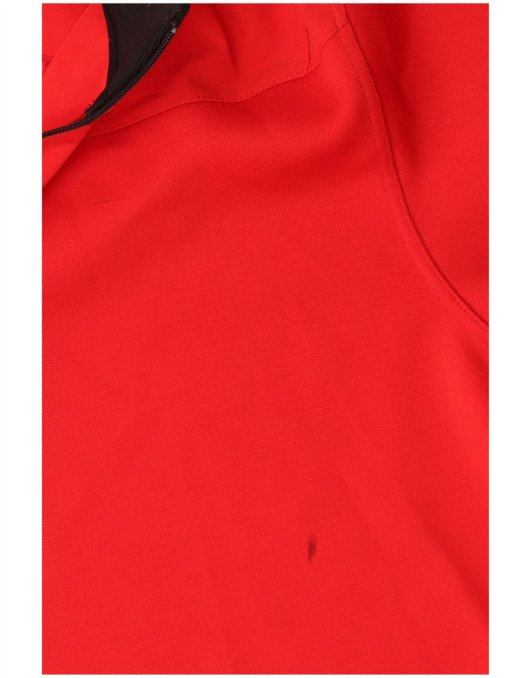 Tricou Nike Dri Fit, cu fermoar, cu mânecă lungă, roșu, poliester