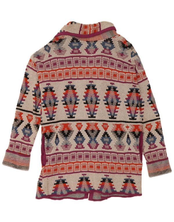 Pulover cardigan supradimensionat pentru femei Miss Selfridge UK 8 mic violet