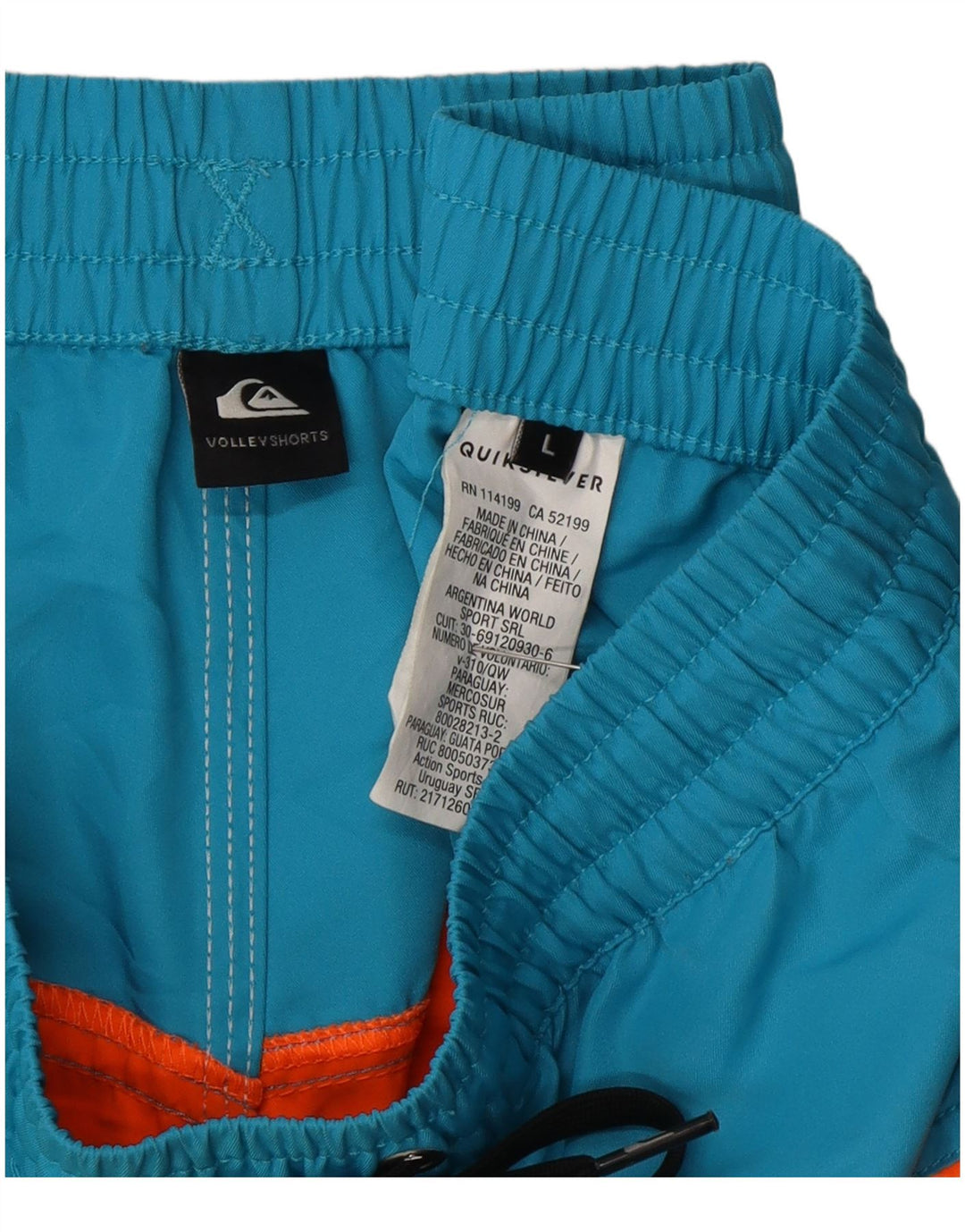 Pantaloni scurți de înot QUIKSILVER pentru bărbați, mari, multicolori, din poliester