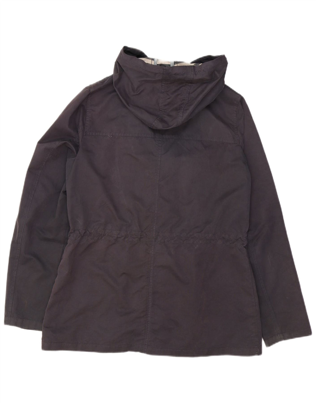FAT FACE Jachetă de ploaie cu glugă pentru femei UK 12 Medium Bleumarin