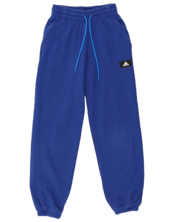 Trening complet pentru bărbați Adidas, mic, albastru, bumbac