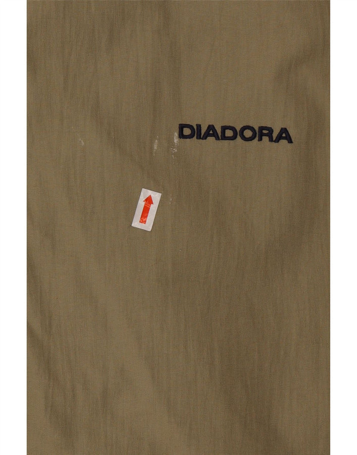 Jachetă de ploaie DIADORA pentru bărbați, cu ajustare largă, UK 40, mare, bej, poliamidă