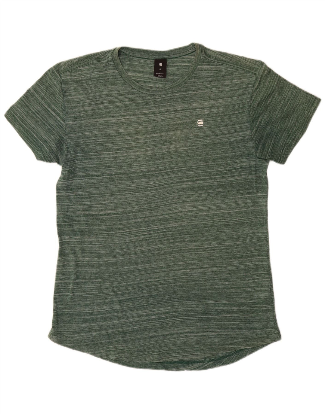 Tricou Bărbați G-STAR Top Poliester cu dungi verzi medii