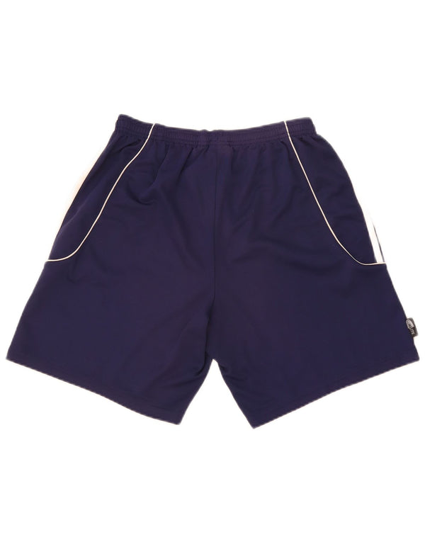 Pantaloni scurți sport Adidas pentru bărbați, medii, bleumarin, poliester color bloc