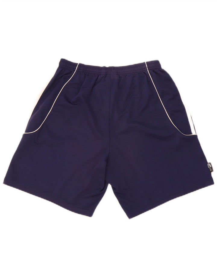 Pantaloni scurți sport Adidas pentru bărbați, medii, bleumarin, poliester color bloc