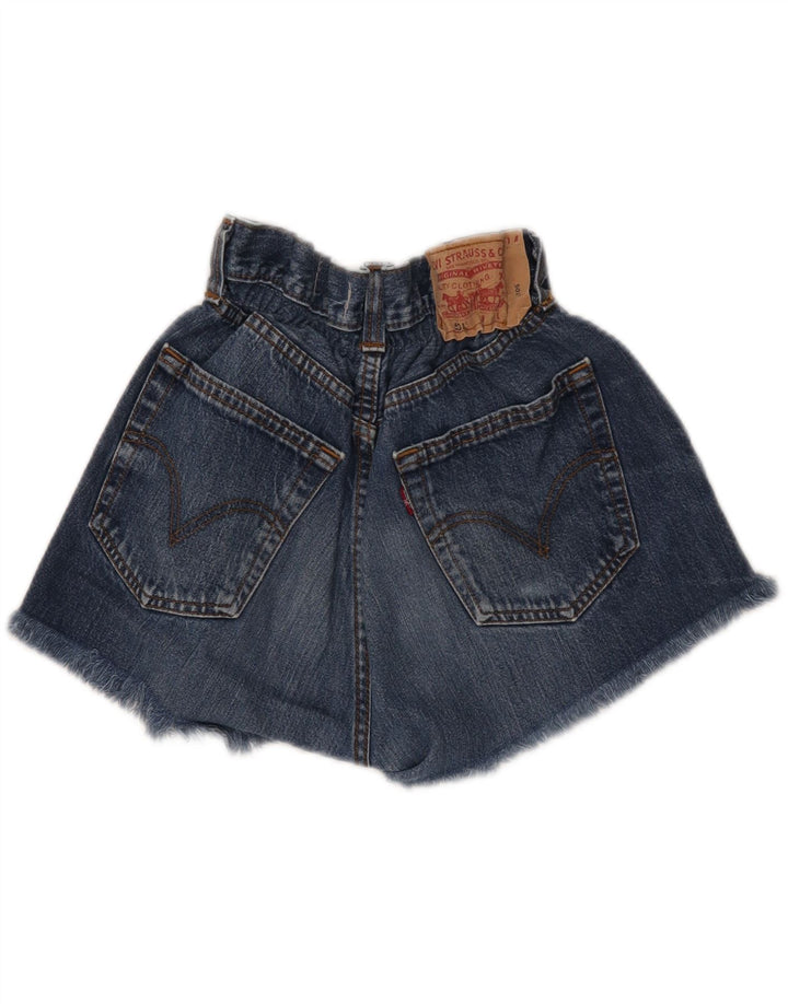 LEVI'S Womens 501 Denim Shorts W25 XS Blue
