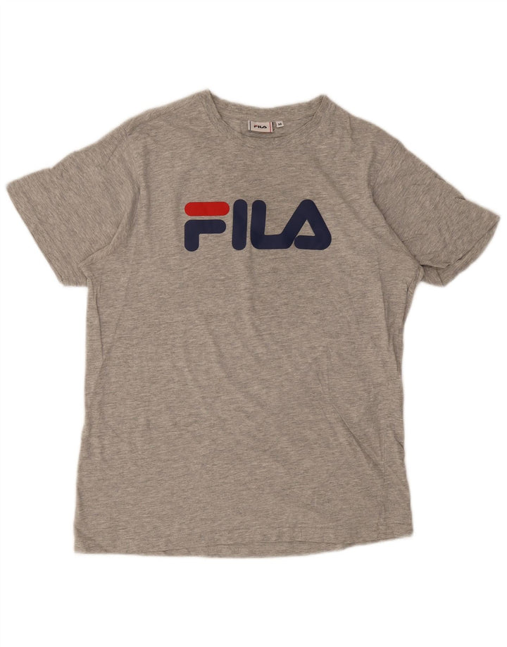 Tricou grafic pentru bărbați Fila Top Medium Gri Flecked