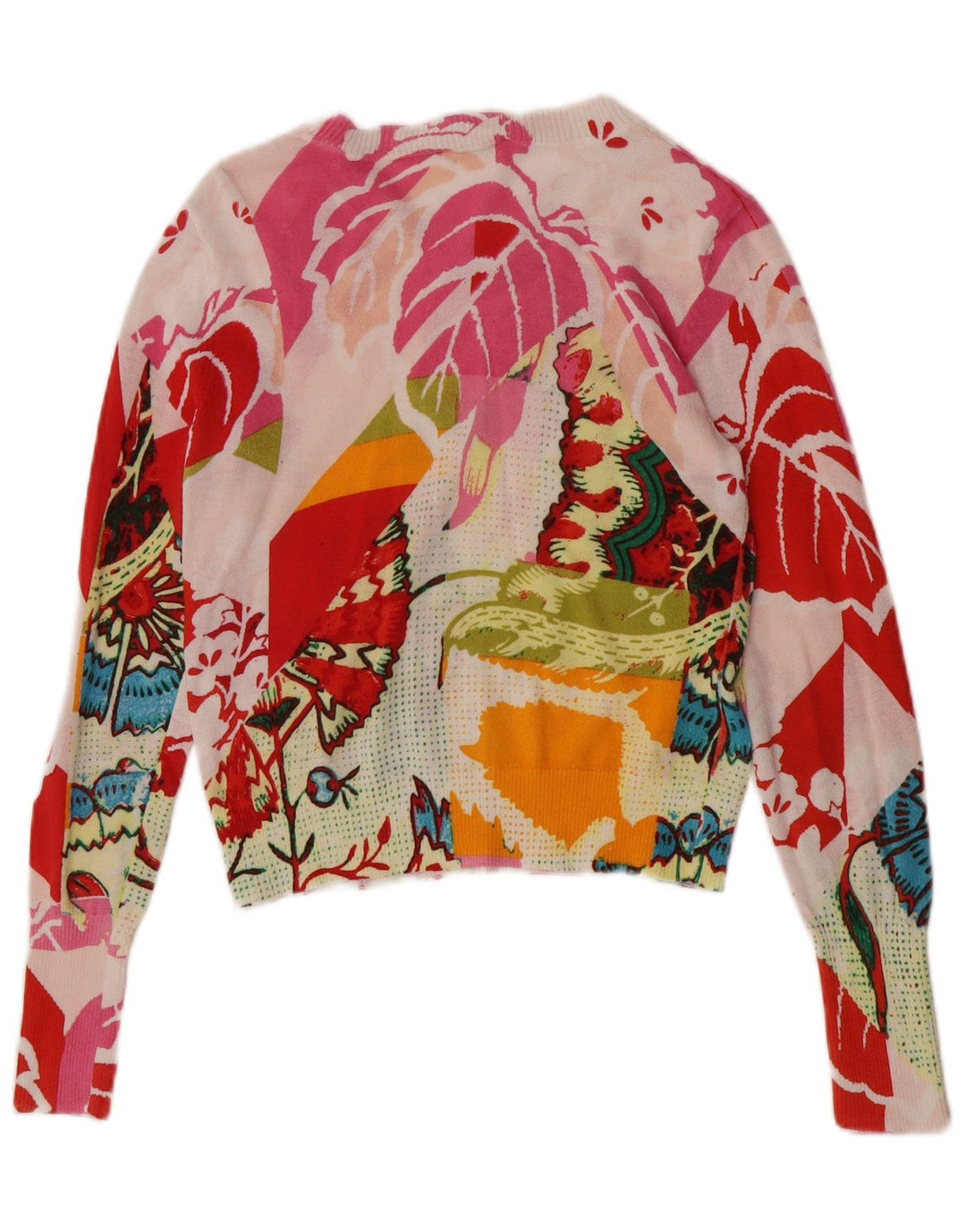 Pulover pentru femei Desigual Graphic Crew Neck UK 12 Medium Multicolor