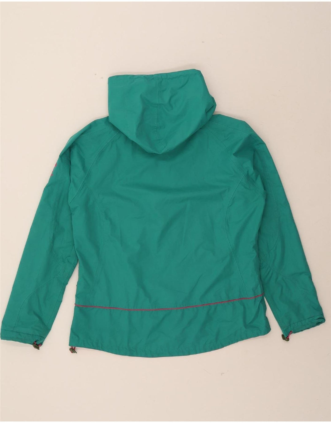 TARGET DRY Womens Hooded Rain Jacket UK 14 Medium Green Polyester Vintage Target Dry and Second-Hand Target Dry from Messina Hembry 