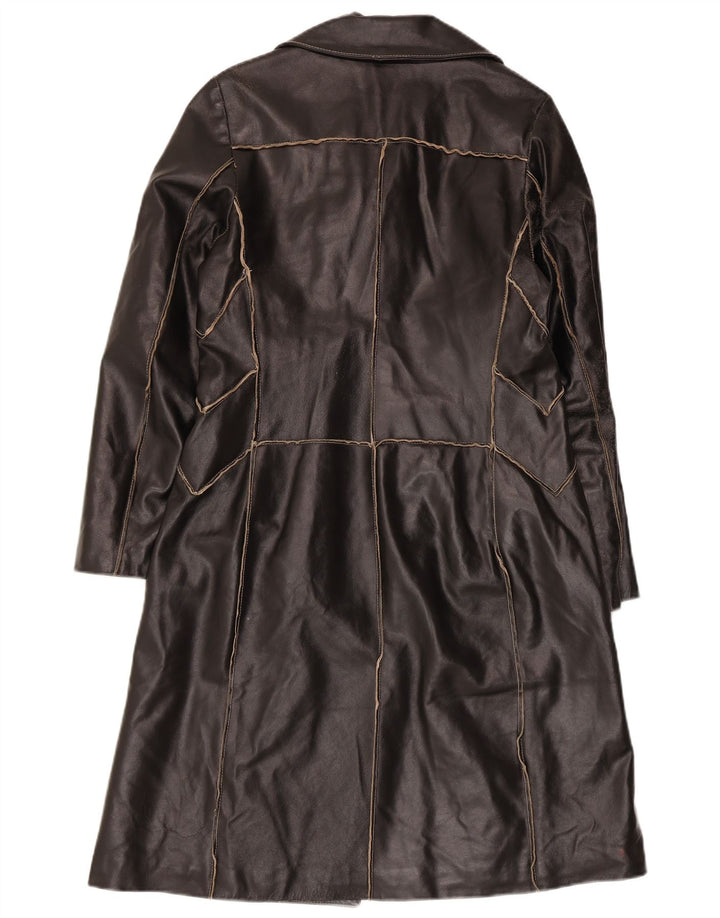 Trench din piele pentru femei Conbipel IT 42 Medium Black