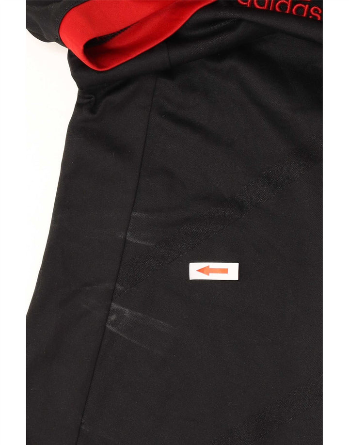 Tricou Adidas Climalite pentru bărbați Top mic cu dungi negre