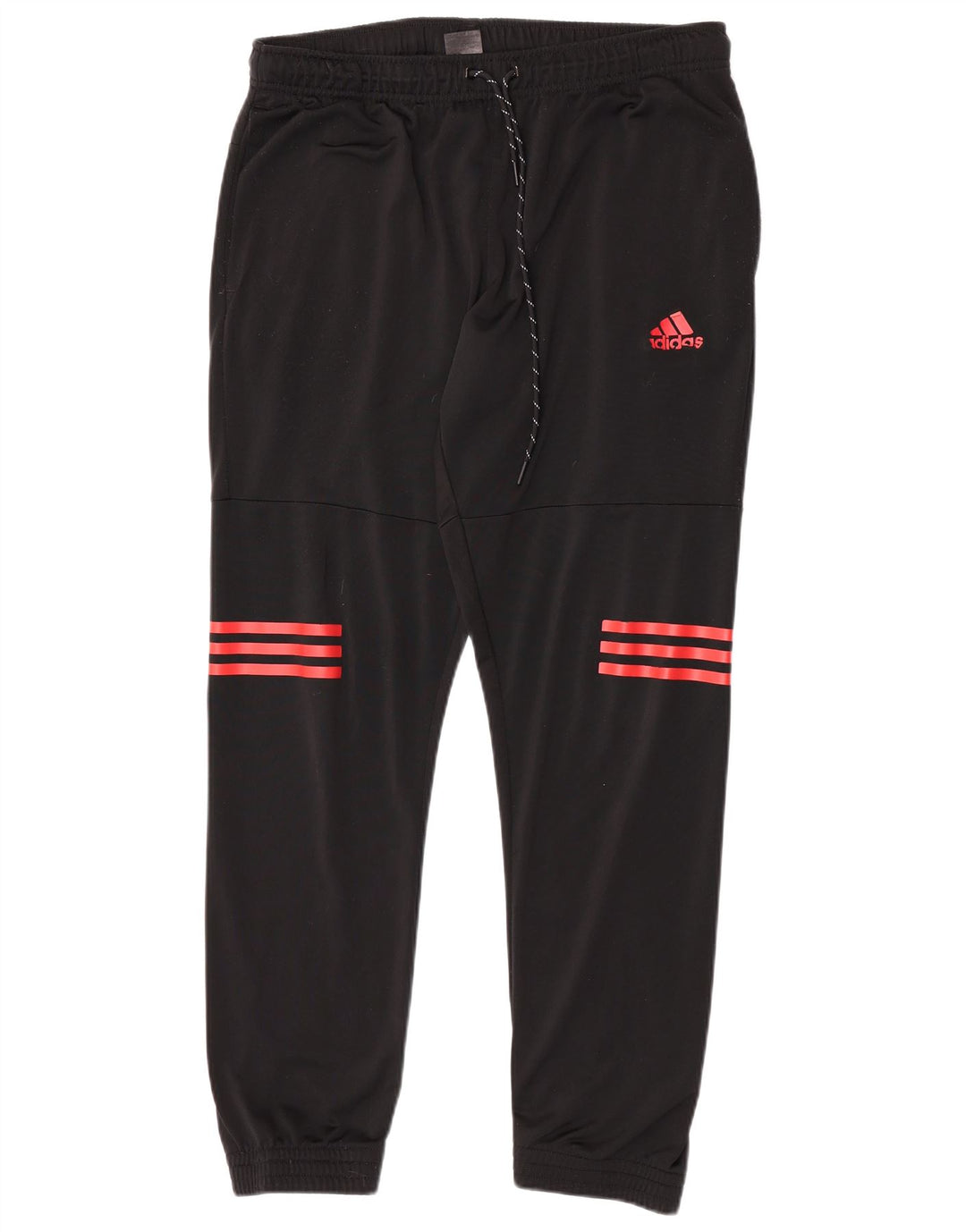 Pantaloni de trening Adidas pentru bărbați Joggeri poliester mediu negru