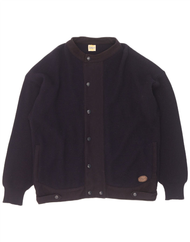 Pulover cardigan pentru bărbați Ruffo XL bleumarin