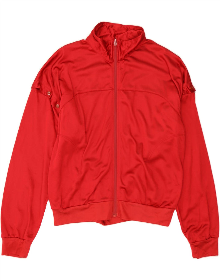VINTAGE Mens Tracksuit Top Jacket IT 52 Large Red Polyamide Vintage Vintage and Second-Hand Vintage from Messina Hembry 
