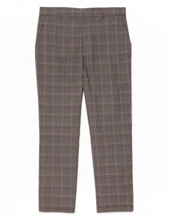 Pantaloni chino slim pentru femei Zara XL W38 L27 Gri Houndstooth