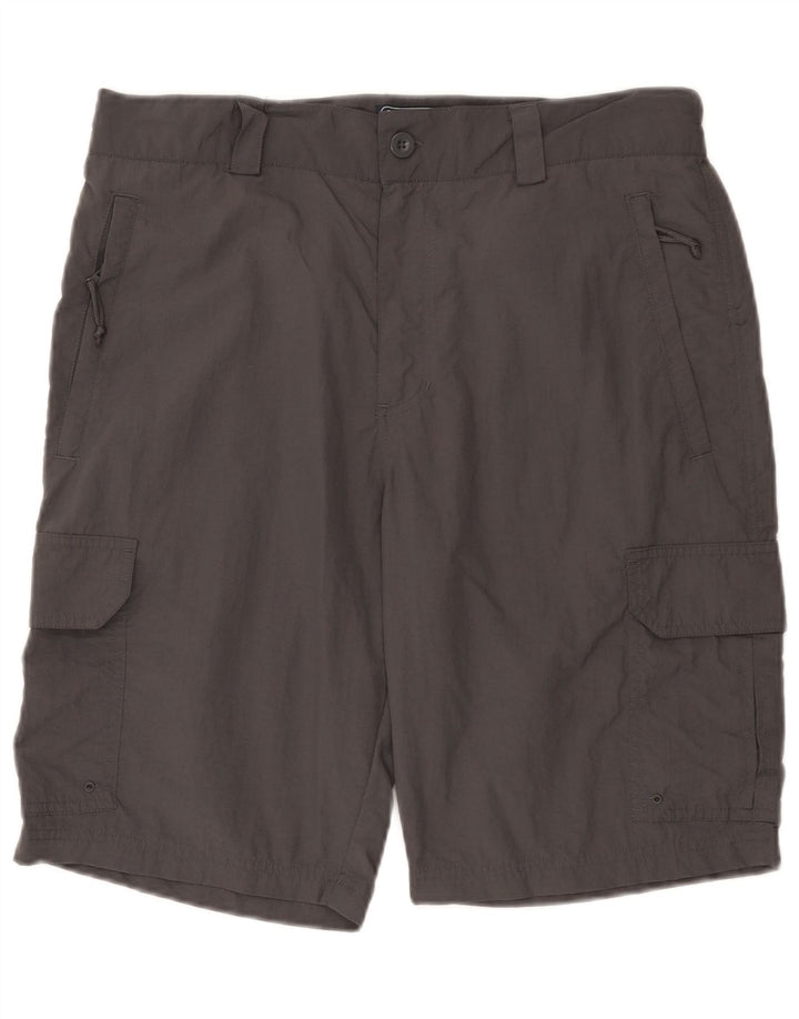 Pantaloni scurți cargo pentru bărbați Mountain Warehouse W34 Poliamidă gri mare