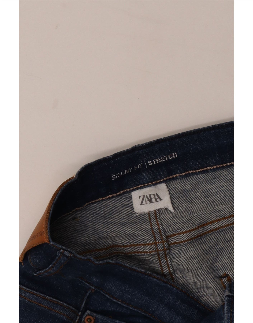 Blugi skinny dama Zara W28 L26 Albastru