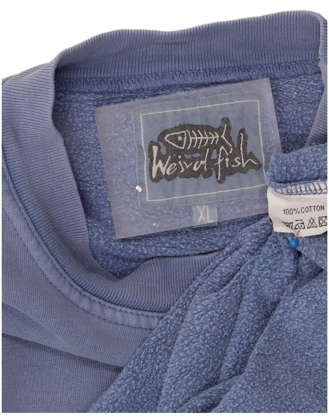 Hanorac pentru bărbați Weird Fish Jumper XL Bumbac albastru